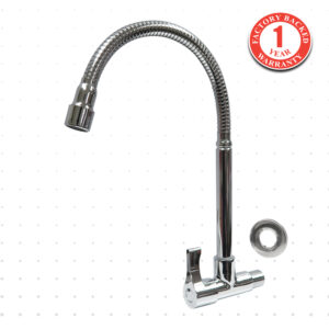 PILLAR SINK TAP FLEX BRASS L202 TRUFLO