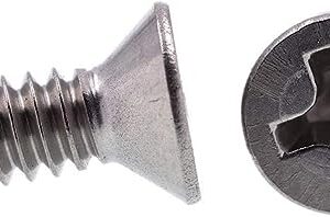 STEEL GI 819  MACHINE SCREW, FLAT HEAD  #4 x 5/8” (M4 x 16MM)