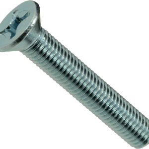 STEEL GI 819 MACHINE SCREW, FLAT HEAD  #6 x 1-5/8” (M6 x 40MM)