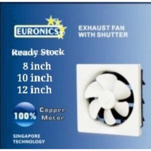 EURONICS CEILING EXHAUST FAN 8" BPT-20G