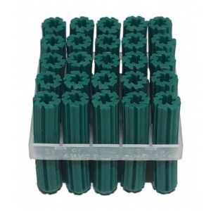 PATTA PLASTIC WALL PLUG 7 x 25mm GREEN