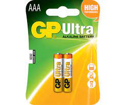 GP ULTRA ALKALINE AAA 2PCS