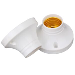 MIKA LAMP HOLDER E27 WHITE SE80E